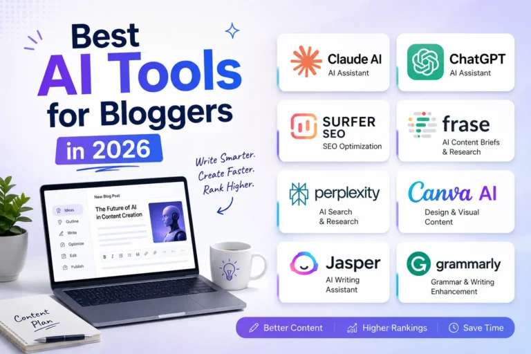 Best AI Tools for Bloggers in 2026