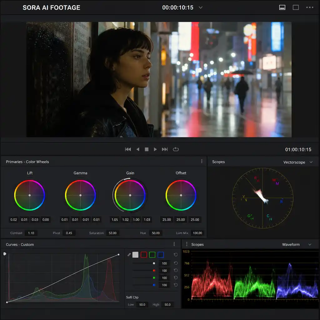 Color correction and grading